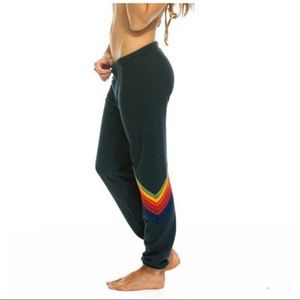 Aviator Nation Chevron Stripe Sweatpant